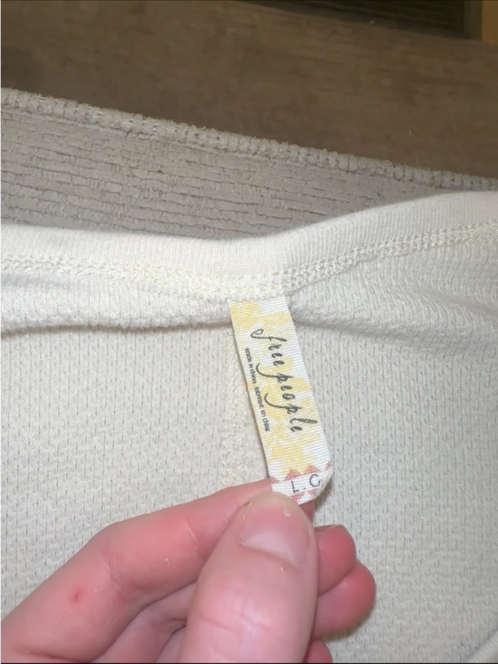 Free People Long Sleeve Knit Henley - Picture 3 of 5